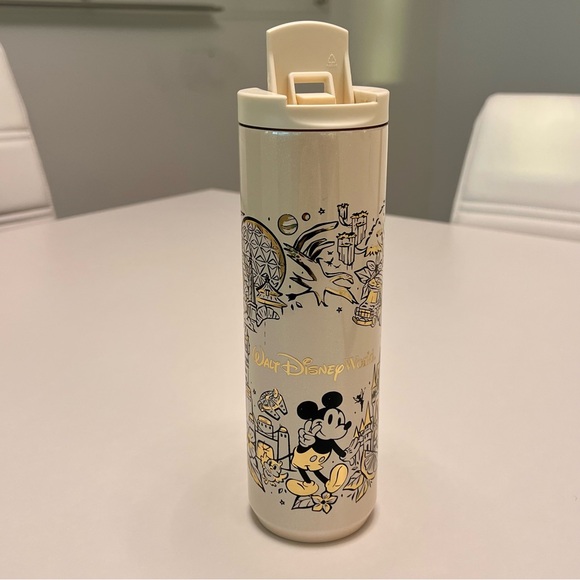 NEW STARBUCKS DISNEY WORLD MICKEY MOUSE 4 PARKS STAINLESS STEEL SHIMMER TUMBLER - Picture 11 of 11